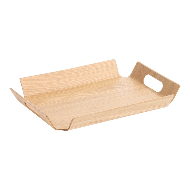 Pressed Willow Curved Serving Tray