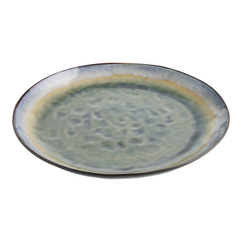Sota Gray Reactive Glaze Serving Platter