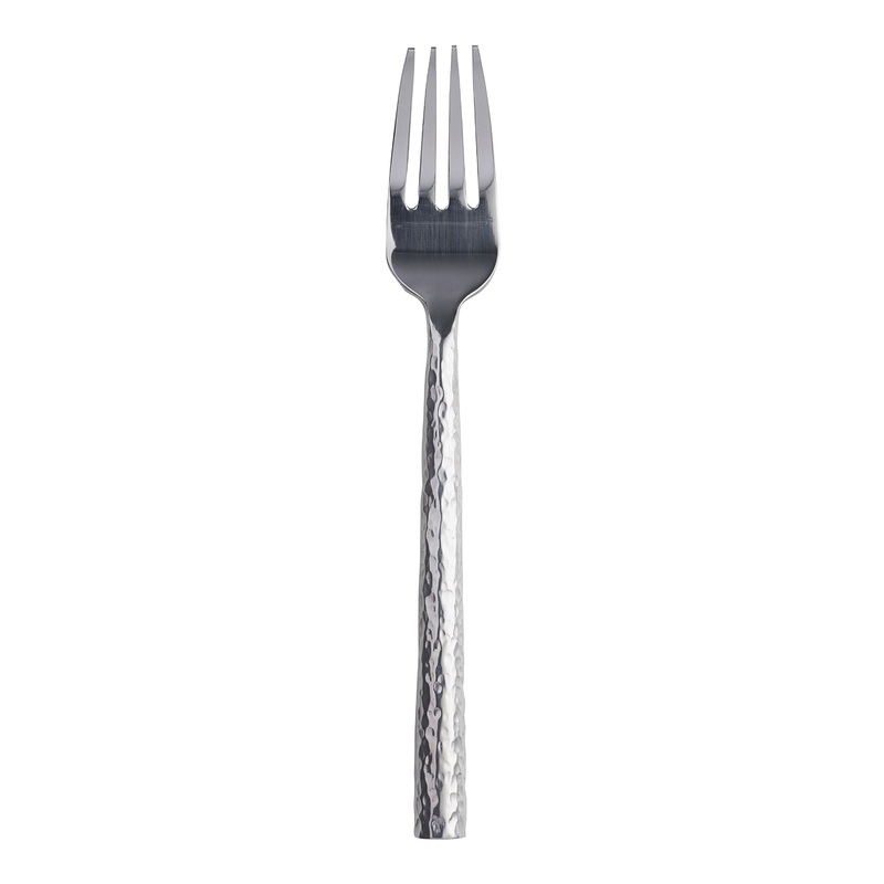 Hammered Stainless Steel Dinner Fork