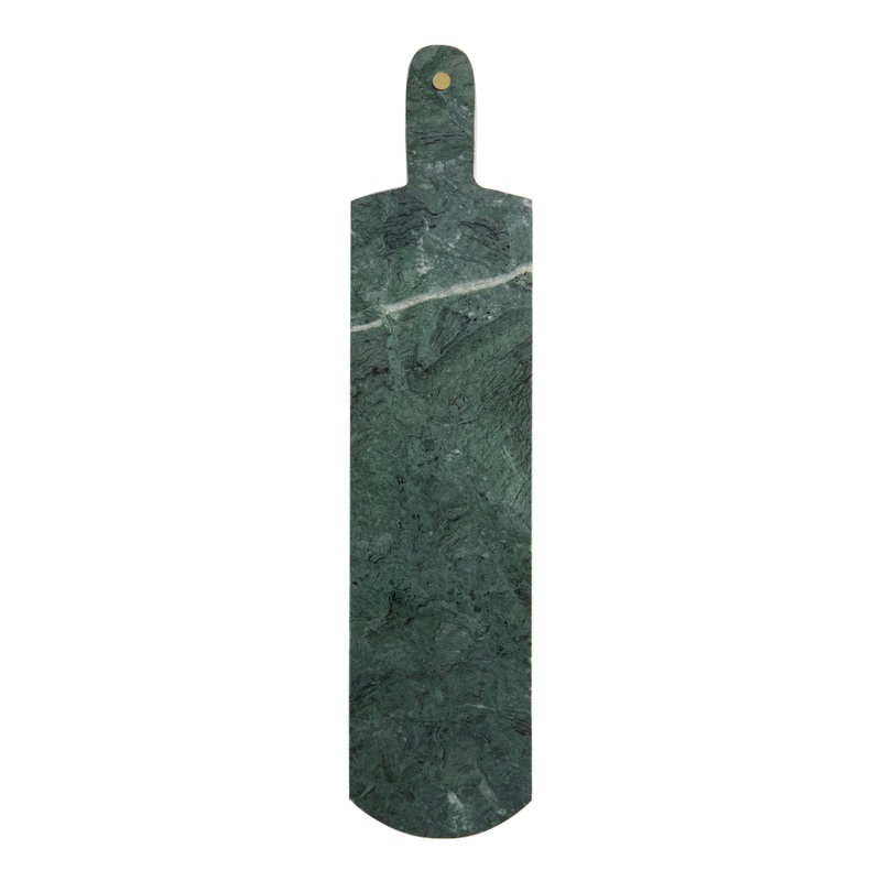 Narrow Green Marble Serving Board