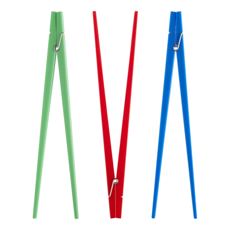 Red, Blue and Green Training Chopsticks Set of 3