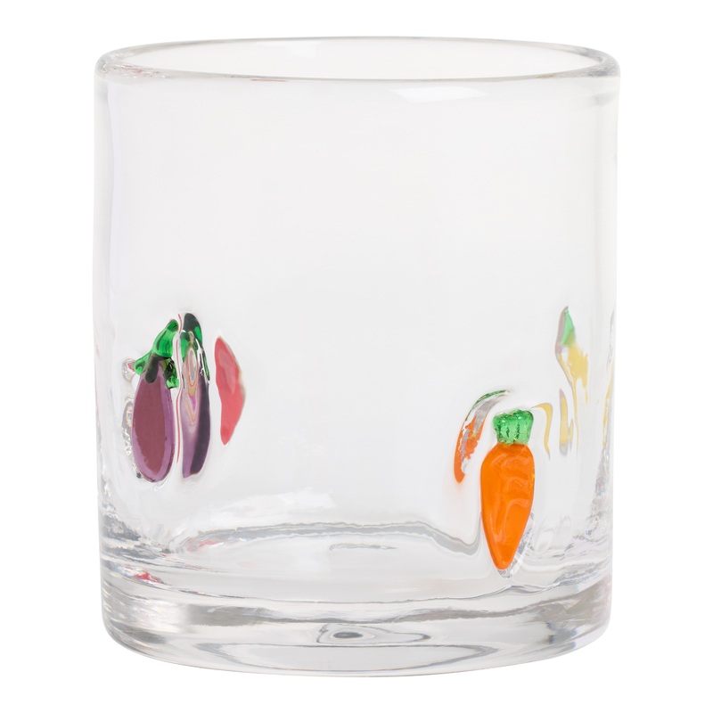 Charm Autumn Inlay Double Old Fashioned Glass