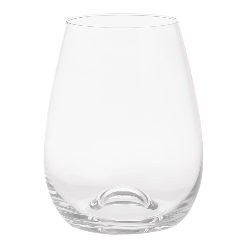 Fritz Crystal Stemless Wine Glass