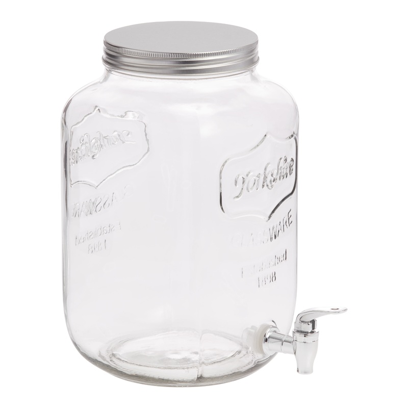 Glass Yorkshire Jar Drink Dispenser