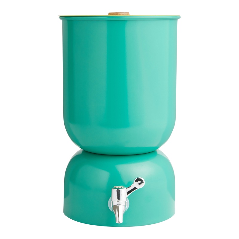 Green Stainless Steel Beverage Dispenser