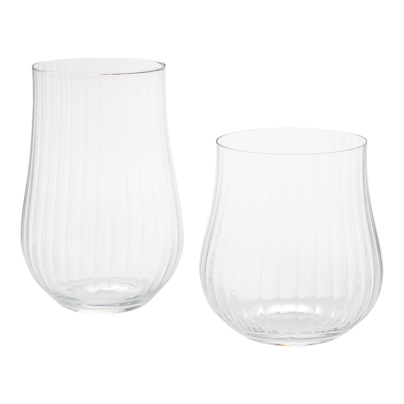 Tulipa Crystalex Optic Bar Glass