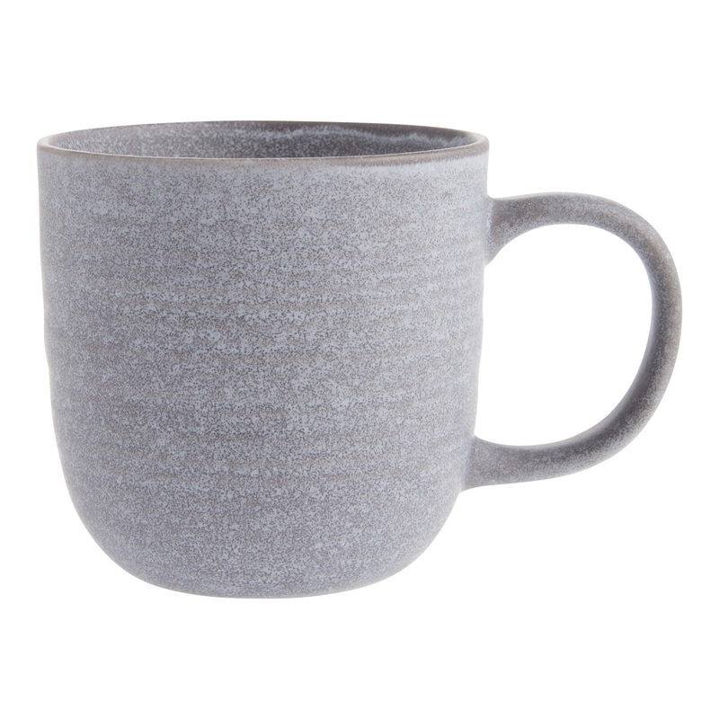 Ash Satin Gray Speckled Ceramic Mug