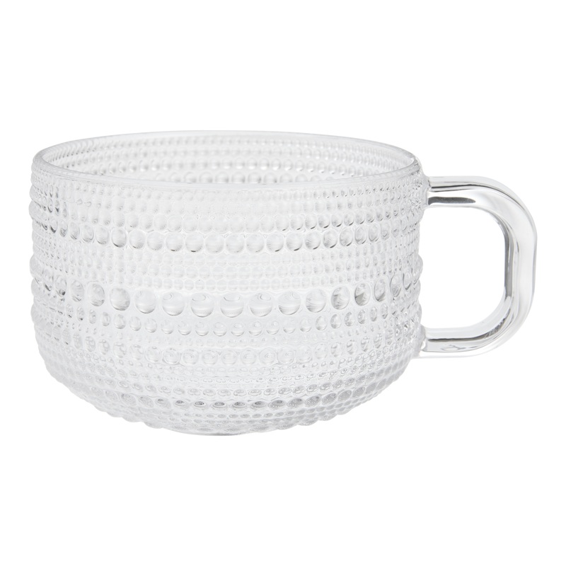 Jupiter Clear Glass Mug