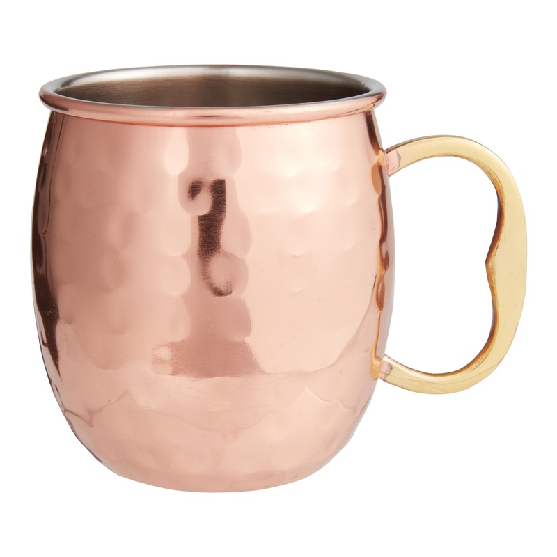 Moscow Mule Hammered Copper Stainless Steel Mug