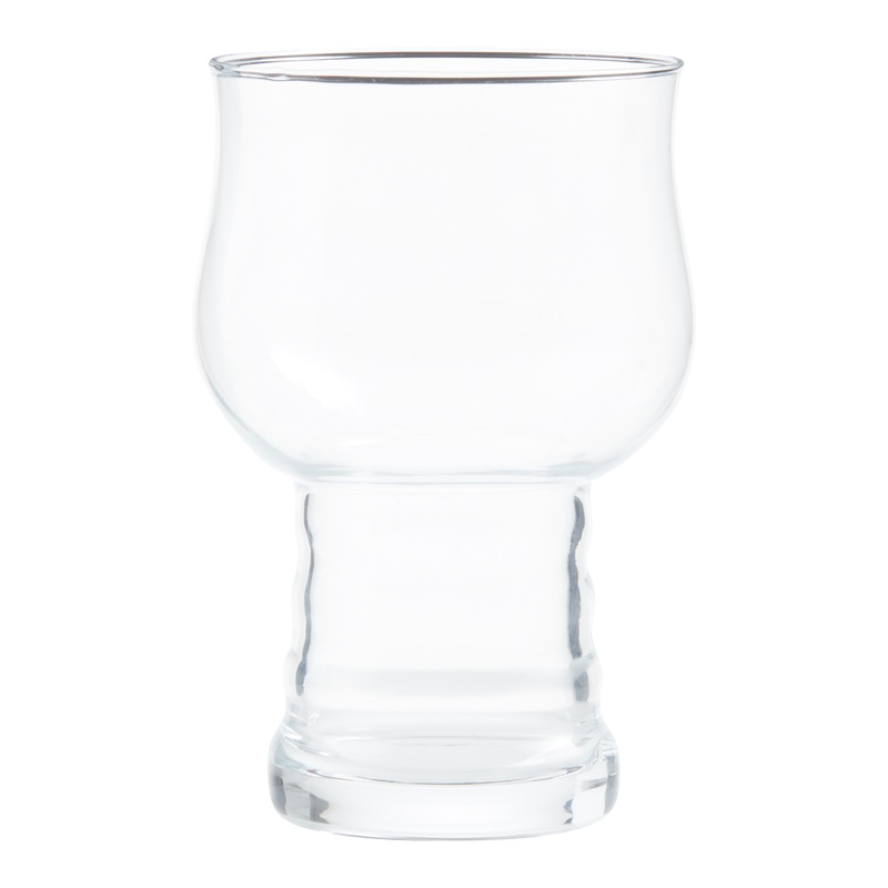 Ribbed IPA Beer Glass