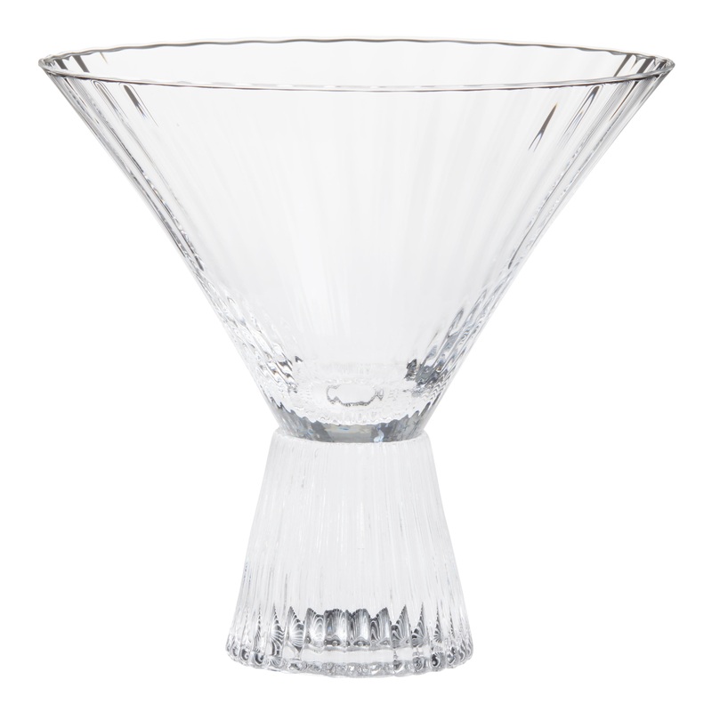 Daphne Ribbed Martini Glass