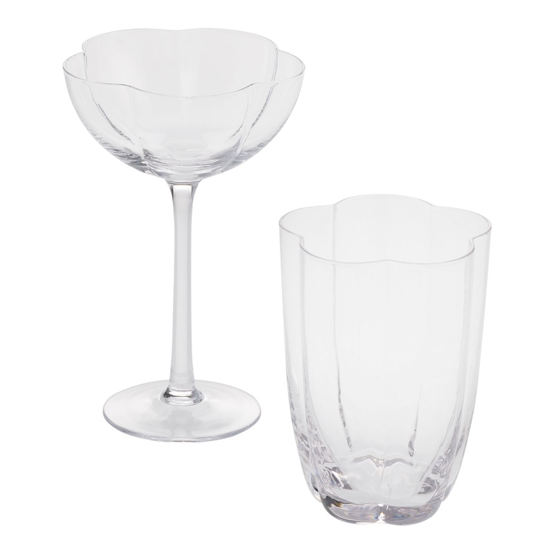 Flower Shaped Bar Glass