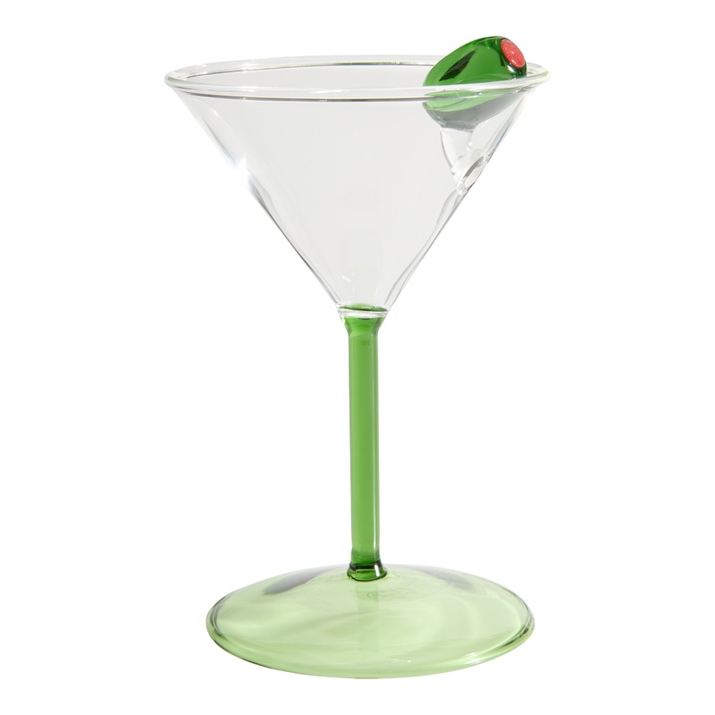 Garnish Olive Icon Martini Glass