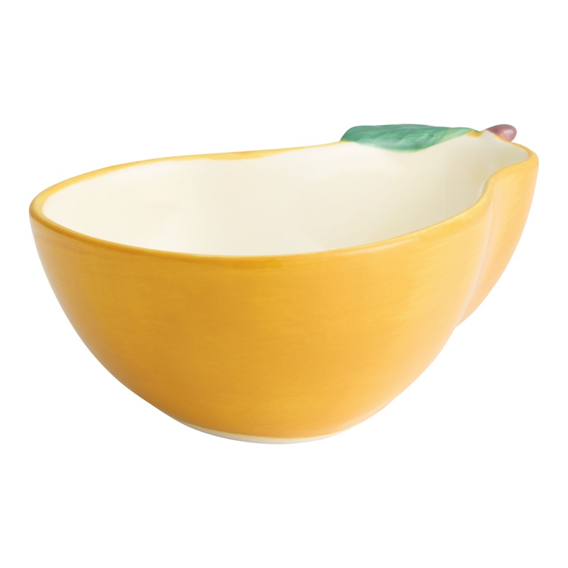 Golden Pear Hand Painted Figural Bowl
