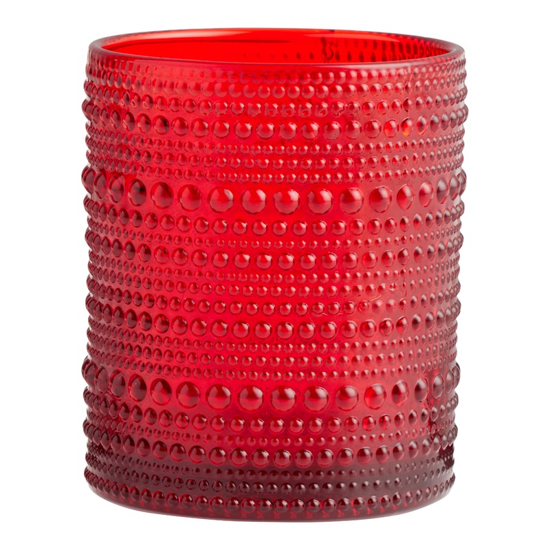 Jupiter Red Double Old Fashioned Glass