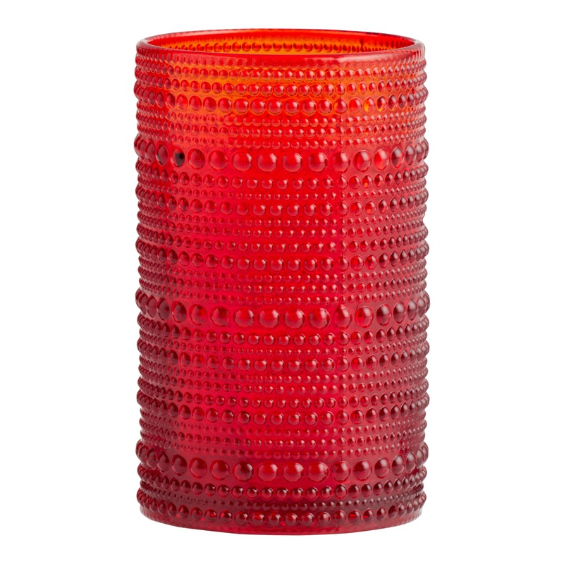 Jupiter Red Highball Glass