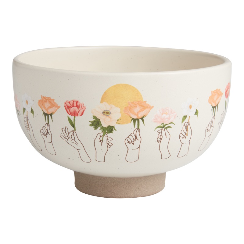 Kolor Me Koby Oasis Gray Hands Cereal Bowl