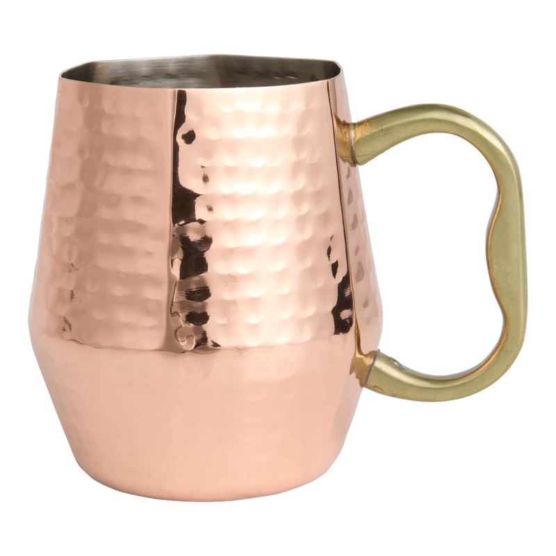 Moscow Mule Hammered Hexagon Stainless Steel Mug