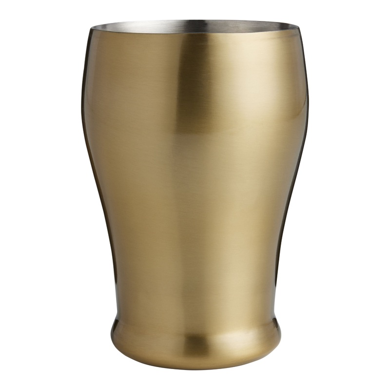 Orson Matte Gold Stainless Steel Beer Glass