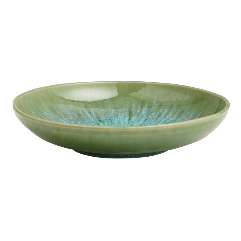 Pacifica Reactive Glaze Low Bowl