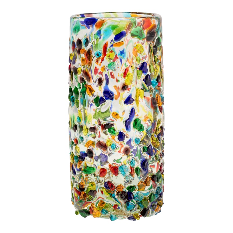 Pinata Confetti Handcrafted Recycled Shot Glass