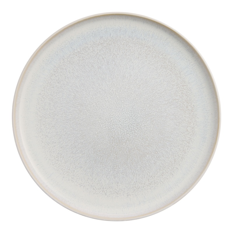 Ranier Cloud White Reactive Glaze Dinner Plate