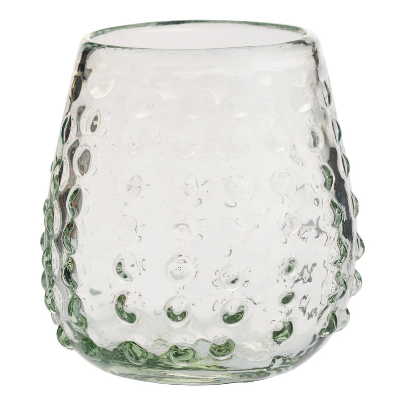 Rivera Handcrafted Recycled Stemless Wine Glass
