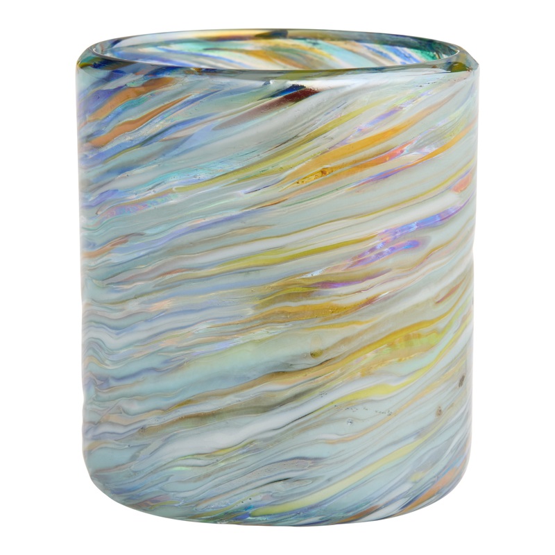Swirl Multicolor Handcrafted Recycled Shot Glass