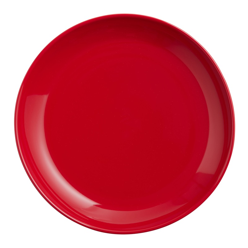 True Red Glossy Dinner Plate