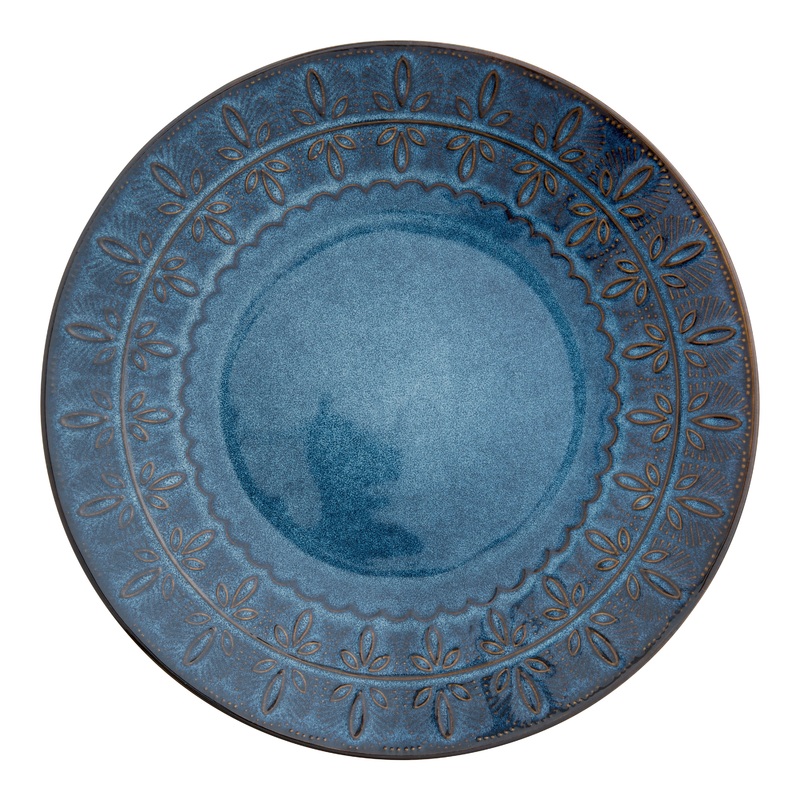 Willow Embossed Dinner Plate