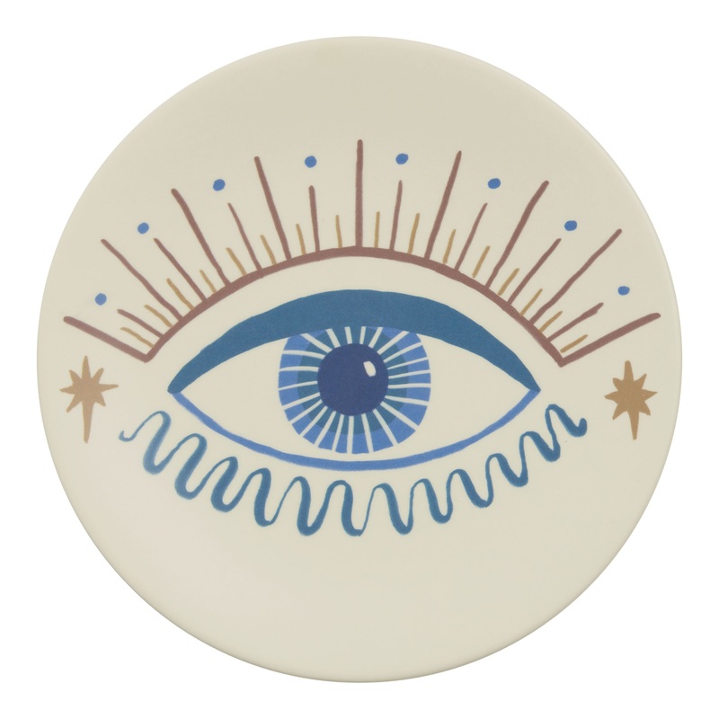 Evil Eye Melamine Appetizer Plate
