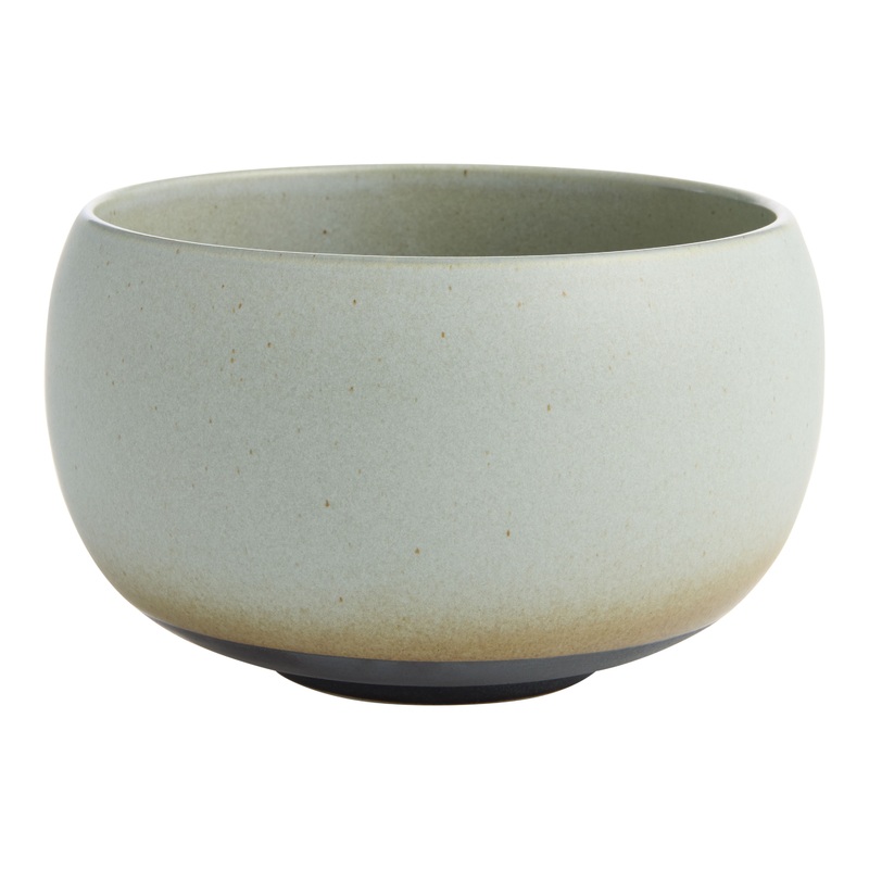 Honshu Blue and Brown Ombre Reactive Glaze Noodle Bowl