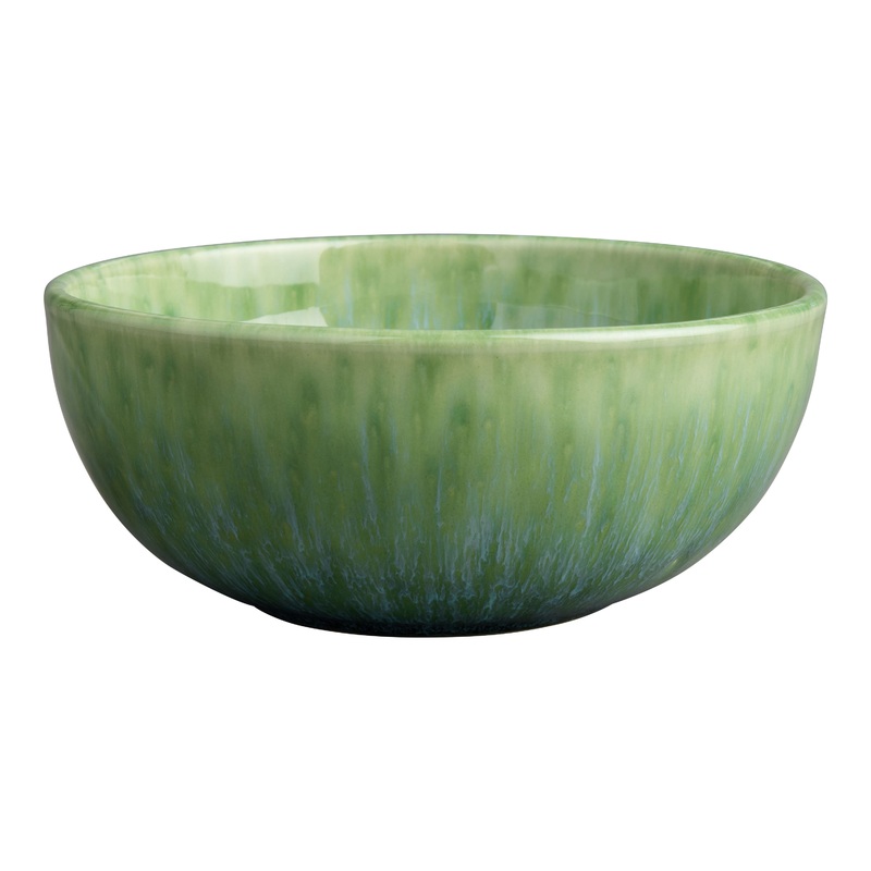 Pacifica Green And Blue Reactive Glaze Bowl