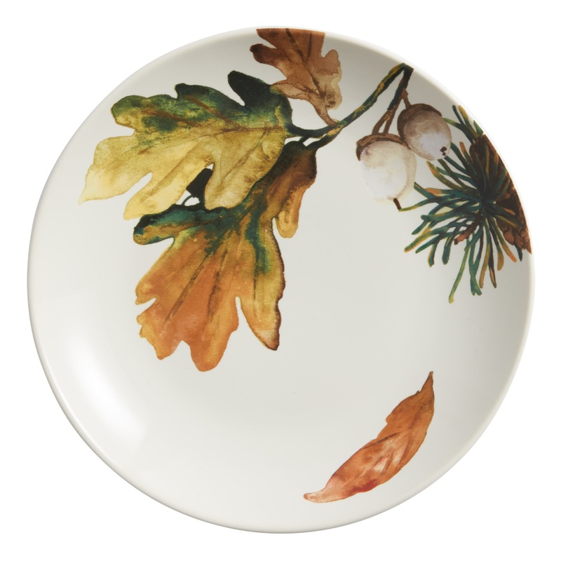 Pier Place Fall Foliage Salad Plate