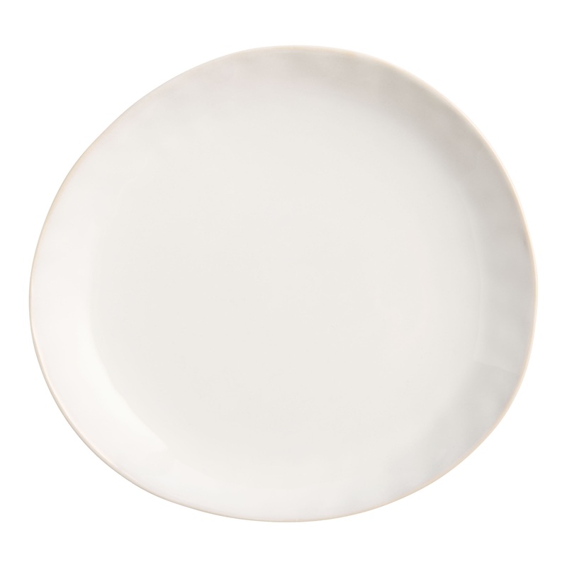 Ronan Off White Organic Reactive Glaze Salad Plate