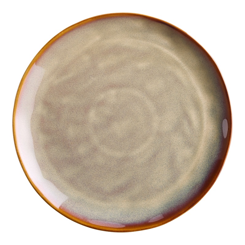Stratford Amber Organic Reactive Glaze Salad Plate