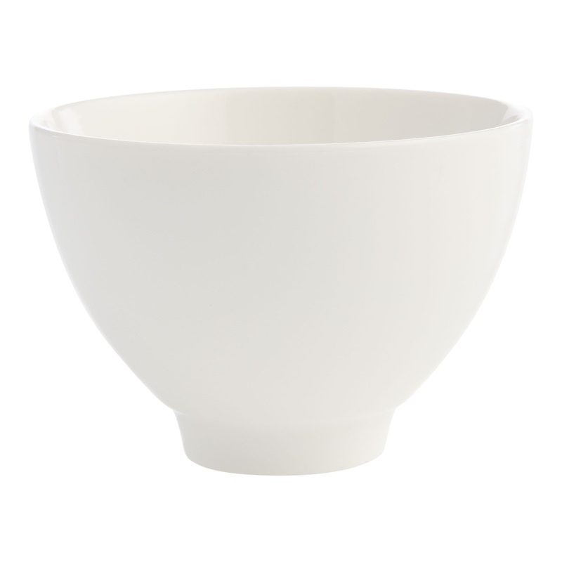 Tasting White New Bone China Rice Bowl