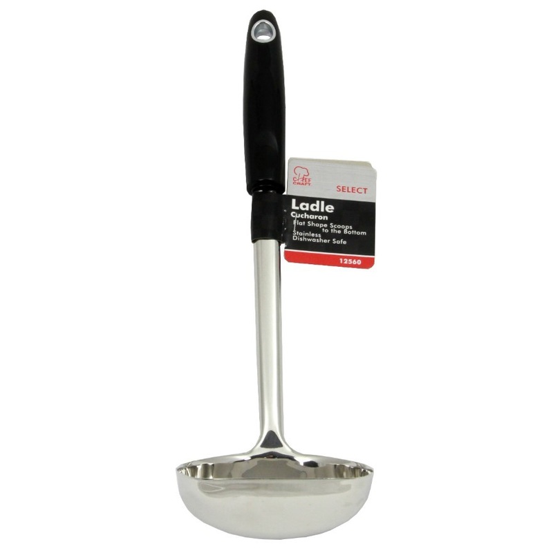 13″ Stainless Steel Ladles – Comfort Grip