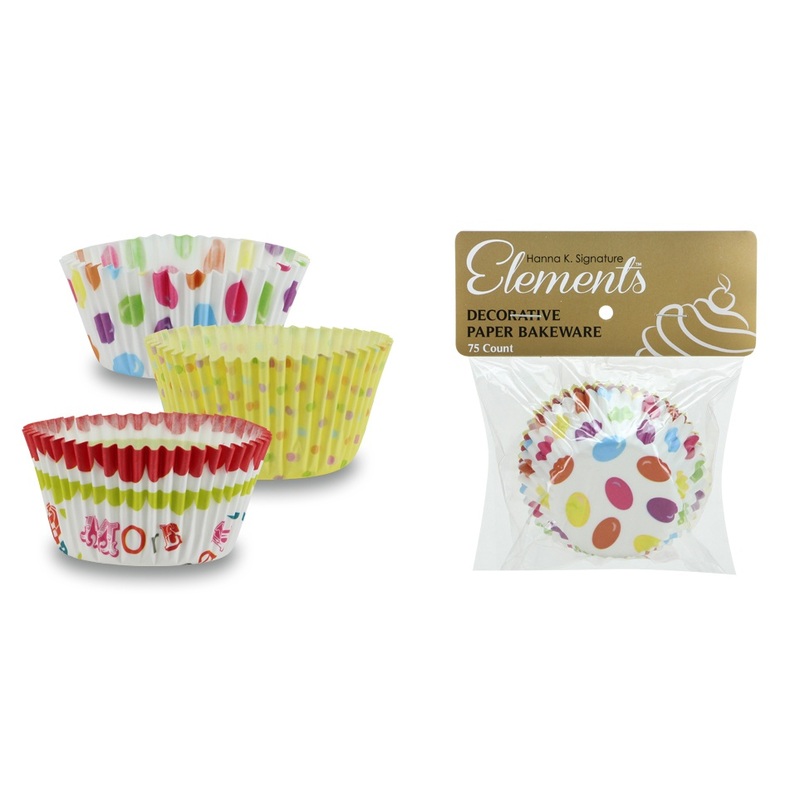 Baking Cups – 3 Assorted Prints, 2″, 75 Pack