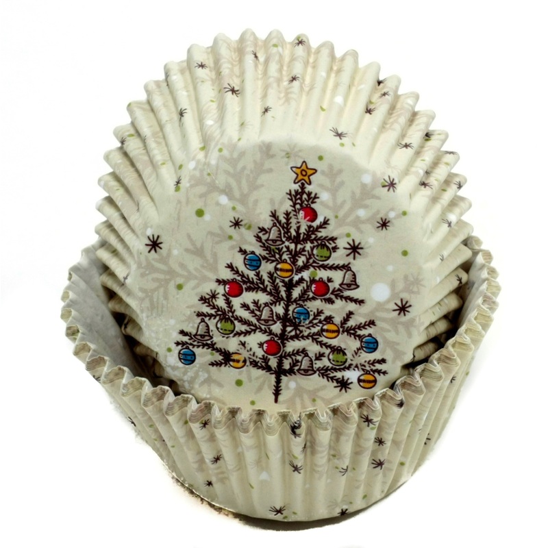 Baking Cups – Christmas Tree, 50 Pack