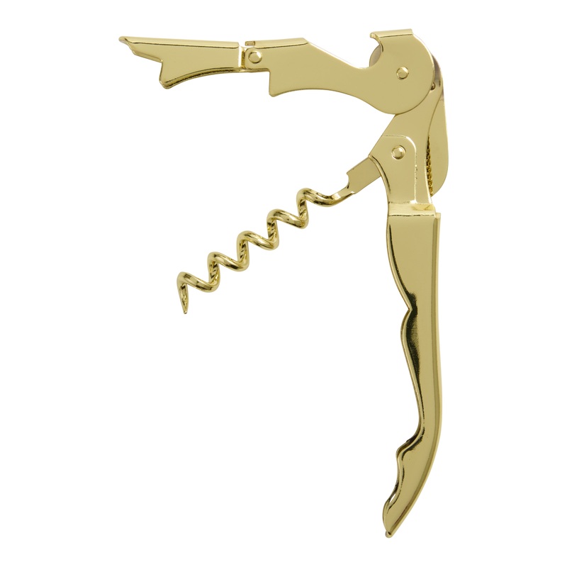 Gold Stainless Steel Corkscrew