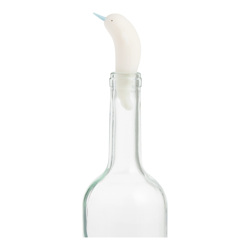 Joie Narwhal Silicone Bottle Stopper
