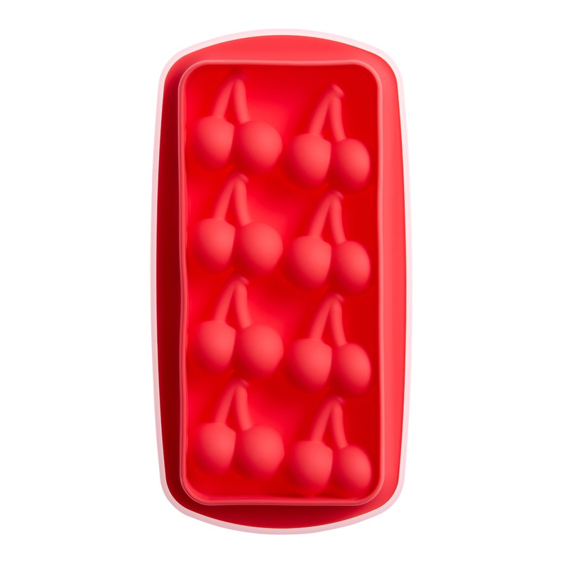 Joie Silicone Cherry Shaped Ice Tray with Lid
