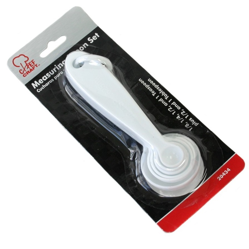 Measuring Spoons – 6 Sizes, White