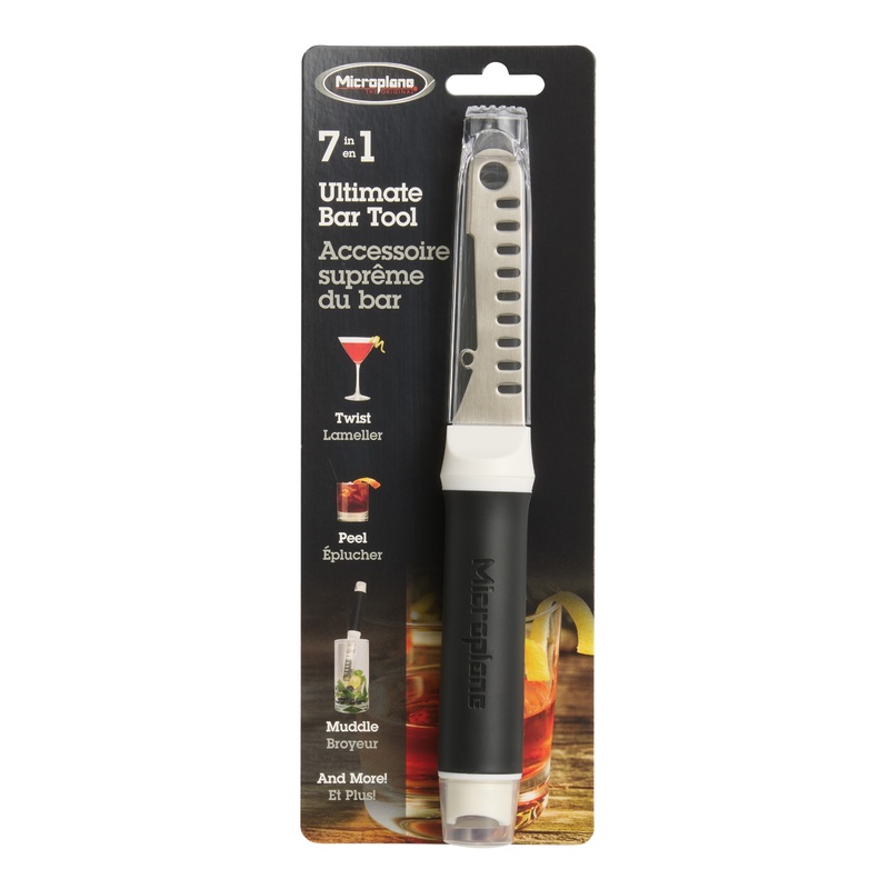 Microplane Stainless Steel 7-In-1 Bar Tool