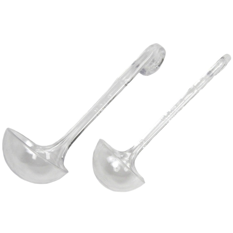 Mini Ladle – 2 Pieces, Plastic, 1 oz and 2 oz, 6″