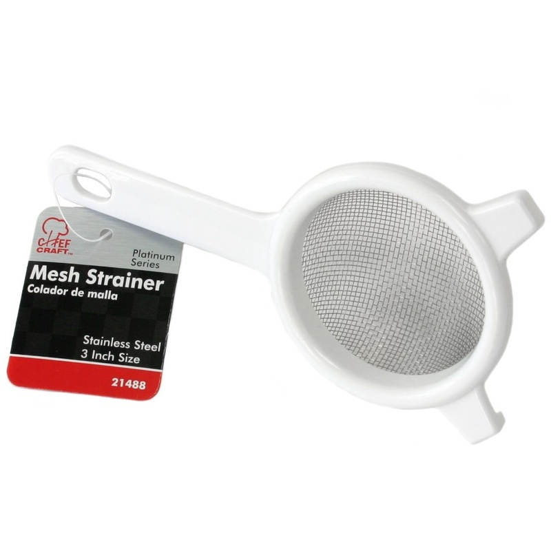 Mini Strainers – Mesh, Stainless Steel, 3″