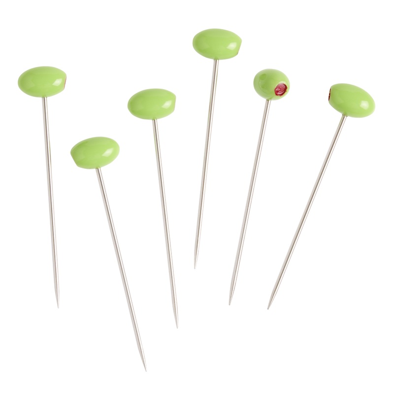 Olive Metal Cocktail Pick 6 Pack
