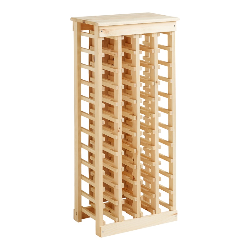 Pine Wood 44 Bottle Wine Rack