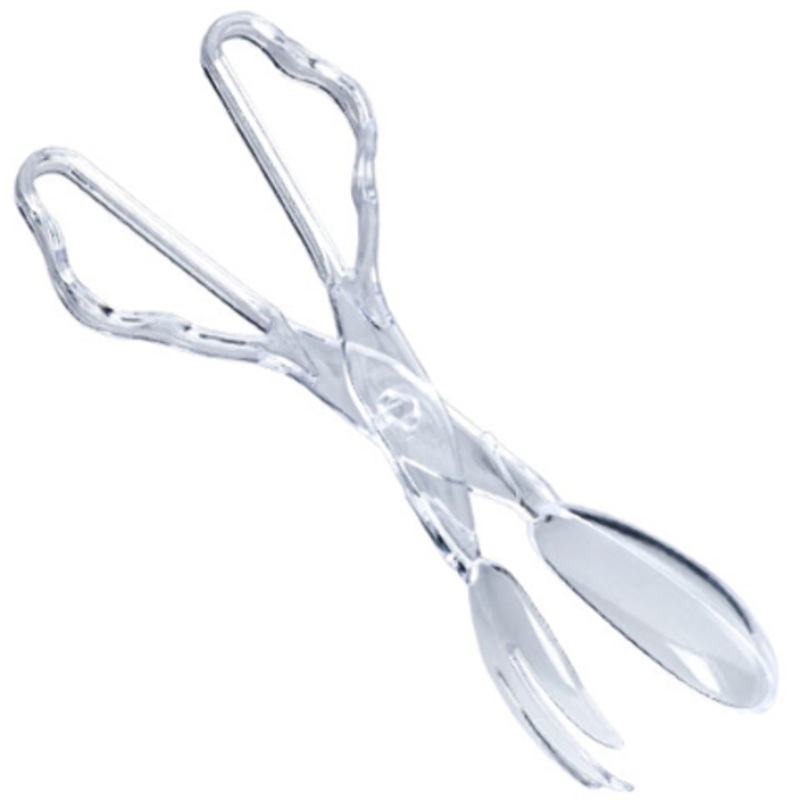 Salad Tongs – Clear, Plastic